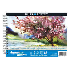 Daler Rowney - Daler Rowney Aquafine Sulu Boya Blok A5 12 Yaprak 300g Smooth