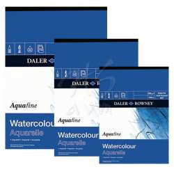 Daler Rowney - Daler Rowney Aquafine Watercolour Pads Not Sulu Boya Blokları 12 Yaprak 300g