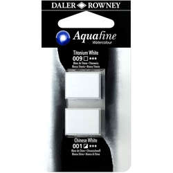 Daler Rowney - Daler Rowney Aquafine Sulu Boya Tablet 2li Titanium White-Chinese White