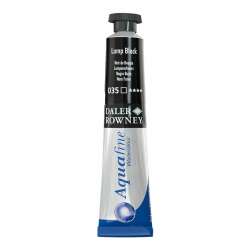 Daler Rowney - Daler Rowney Aquafine Tüp Sulu Boya 8ml 035 Lamp Black