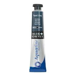 Daler Rowney - Daler Rowney Aquafine Tüp Sulu Boya 8ml 065 Paynes Grey