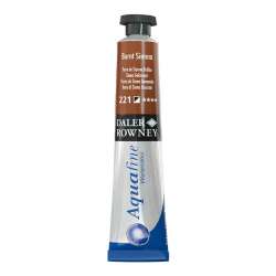 Daler Rowney - Daler Rowney Aquafine Tüp Sulu Boya 8ml 221 Burnt Sienna