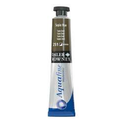 Daler Rowney - Daler Rowney Aquafine Tüp Sulu Boya 8ml 251 Sepia Hue