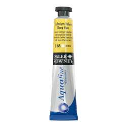 Daler Rowney - DR Aquafine Tüp Sulu Boya 8ml 618 Cadmium Yellow Deep Hue