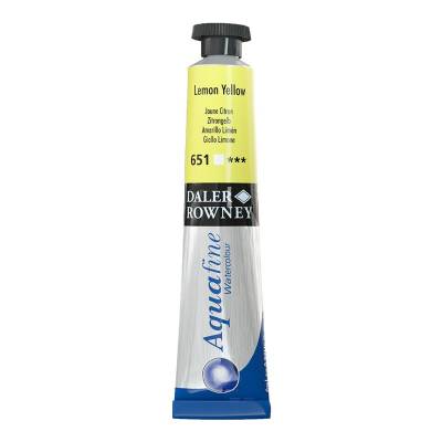 Daler Rowney Aquafine Tüp Sulu Boya 8ml 651 Lemon Yellow