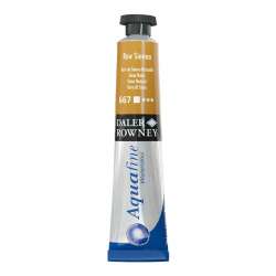 Daler Rowney - Daler Rowney Aquafine Tüp Sulu Boya 8ml 667 Raw Sienna