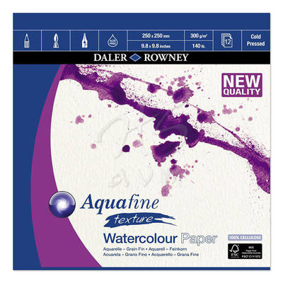 Daler Rowney Aquafine Texture 12 Yaprak 300g 25x25cm