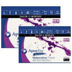 Daler Rowney - Daler Rowney Aquafine Watercolor Pads Texture 12 Yaprak 300g