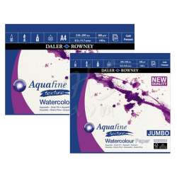 Daler Rowney - Daler Rowney Aquafine Watercolor Pads Texture Jumbo 50 Yaprak 300g