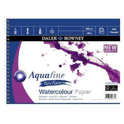 Daler Rowney - Daler Rowney Aquafine Texture Spiralli 12 Yaprak 300g 30,5x40,6cm