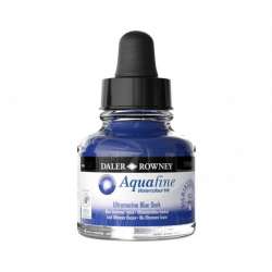 Daler Rowney - DR Aquafine Watercolour İnk 29.5ml 123 Ultramarine Blue Dark