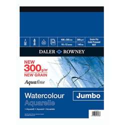 Daler Rowney - Daler Rowney Aquafine Jumbo Sulu Boya Bloğu 50 Yp 300g 40,6x30,5