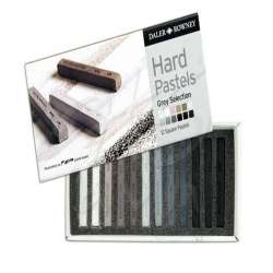 Daler Rowney - Daler Rowney Artists Hard Pastel 12li Gri Tonlar