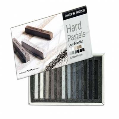 Daler Rowney Artists Hard Pastel 12li Gri Tonlar