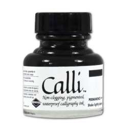 Daler Rowney - Daler Rowney Calli Kaligrafi Mürekkebi 010 Black India 29.5ml