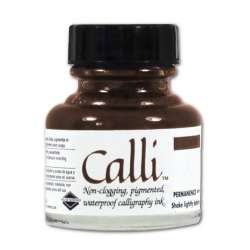 Daler Rowney - Daler Rowney Calli Kaligrafi Mürekkebi 012 Brown 29.5ml