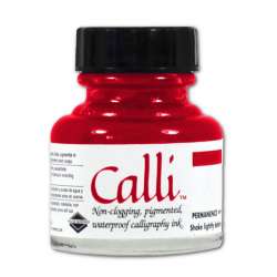 Daler Rowney - Daler Rowney Calli Kaligrafi Mürekkebi 073 Scarlet 29.5ml