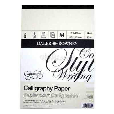 Daler Rowney Calligraphy Paper Kaligrafi Kağıdı 90g 30 Sayfa A4