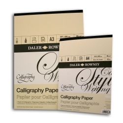 Daler Rowney - Daler Rowney Calligraphy Paper Kaligrafi Kağıdı 90gr 30 Safya