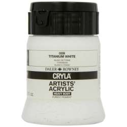 Daler Rowney - Daler Rowney Cryla Artist Akrilik Boya 250ml 009 Titanium White