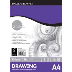 Daler Rowney - Daler Rowney Drawing 210x297mm A4 120g 50 Yaprak