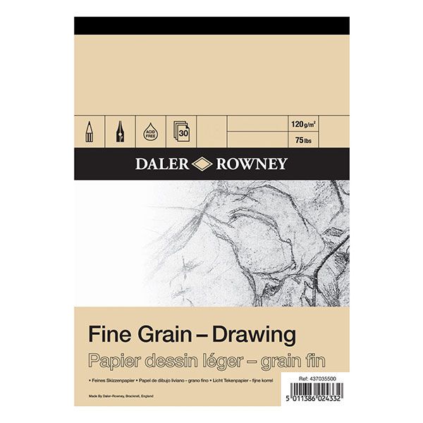Daler Rowney Fine Grain Drawing Pads 30 Yaprak 120 G A4