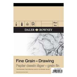 Daler Rowney - Daler Rowney Fine Grain Drawing Pads 30 Yaprak 120 g A4
