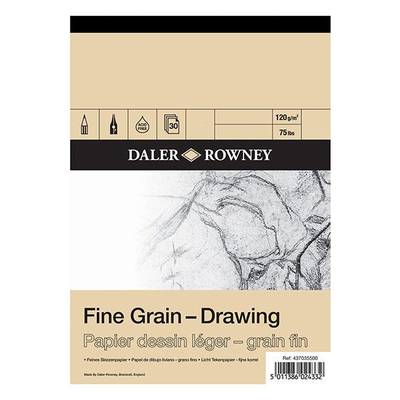 Daler Rowney Fine Grain Drawing Pads 30 Yaprak 120 g A4