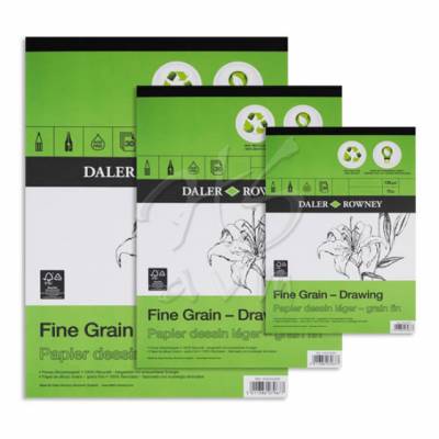 Daler Rowney Fine Grain-Drawing Eco Paper Çizim Defteri 120g 30 Yaprak