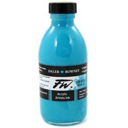 Daler Rowney - Daler Rowney FW Acrylic Artist Ink 180ml 145 Turquoise