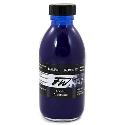 Daler Rowney FW Acrylic Artist Ink 180ml Indigo 127