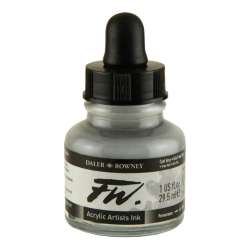 Daler Rowney - DR FW Acrylic Artist Ink 29.5ml Cam Şişe Cool Grey 053