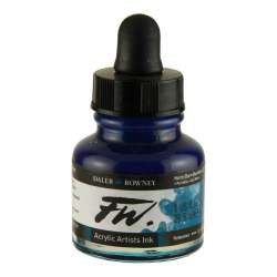 Daler Rowney - DR FW Acrylic Artist Ink 29.5ml Cam Şişe Marine Blue 151