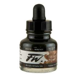 Daler Rowney - DR FW Acrylic Artist Ink 29.5ml Cam Şişe Sepia 251