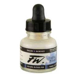 Daler Rowney - DR FW Acrylic Artist Ink 29.5ml Cam Şişe Shimmering Blue 711