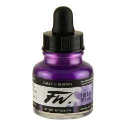 Daler Rowney - DR FW Acrylic Artist Ink 29.5ml Cam Şişe Velvet Violet 454