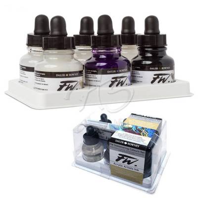 DR FW Acrylic Artist Ink 29.5ml 6lı Shimmering Set 160110006