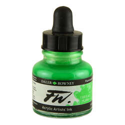 Daler Rowney - Daler Rowney FW Acrylic Artist Ink 29.5ml Cam Şişe Fl. Green 349