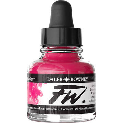 Daler Rowney FW Acrylic Artist Ink 29.5ml Cam Şişe Fl. Pink 538