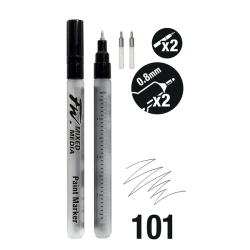 Daler Rowney - DR FW Mixed Media Paint Marker Sets 101 0,8mm Teknik Uç (S) (1)