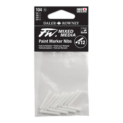 Daler Rowney FW Mixed Media Yedek Uç 104 1-3mm (S) 12li