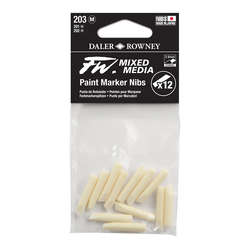 Daler Rowney - Daler Rowney FW Mixed Media Yedek Uç 203 2-6mm (M) 12li