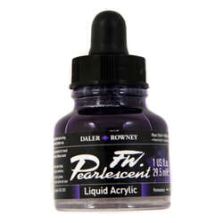 Daler Rowney - Daler Rowney FW Pearlescent Acrylic Ink 29.5ml 116 Moon Violet