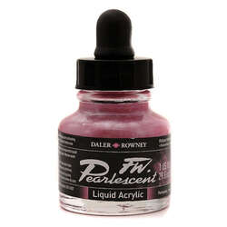 Daler Rowney - Daler Rowney FW Pearlescent Acrylic Ink 29.5ml 118 Platinum Pink