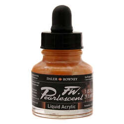 Daler Rowney - Daler Rowney FW Pearlescent Acrylic Ink 29.5ml 121 Sun Orange