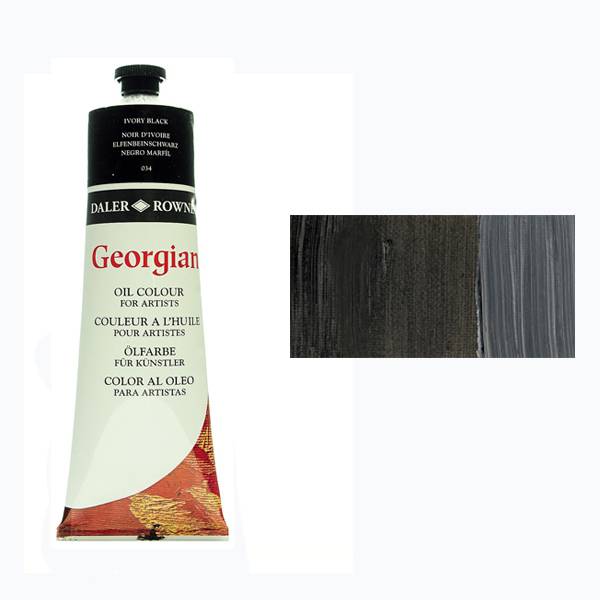 Daler Rowney Georgian Yağlı Boya 225ml 034 Ivory Black