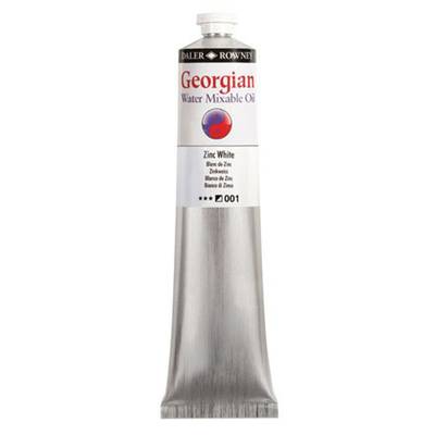 Daler Rowney Georgian Water Mixable Oil Su Bazlı Yağlı Boya 200ml 001 Zinc White