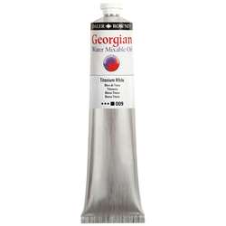 Daler Rowney - Daler Rowney Georgian Water Mixable Oil Su Bazlı Yağlı Boya 200ml 009 Titanium White