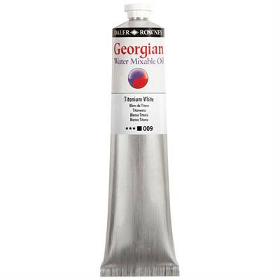 Daler Rowney Georgian Water Mixable Oil Su Bazlı Yağlı Boya 200ml 009 Titanium White