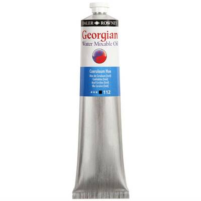 Daler Rowney Georgian Water Mixable Oil Su Bazlı Yağlı Boya 200ml 112 Coeruleum Hue